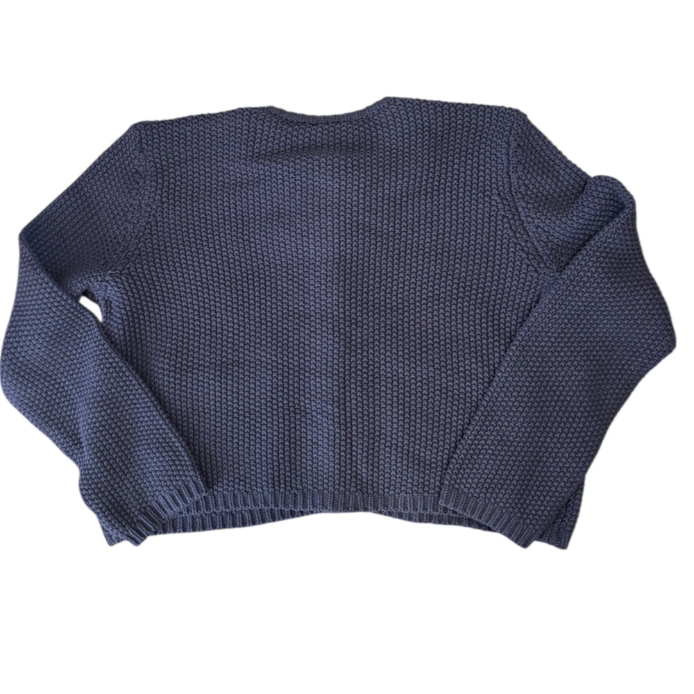 Splendid Collection Andrea Cropped Cardigan in Blue Size XL. NWT - Picture 7 of 12